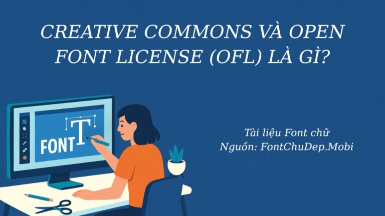 Creative Commons và Open Font License (OFL) trong Font chữ là gì?