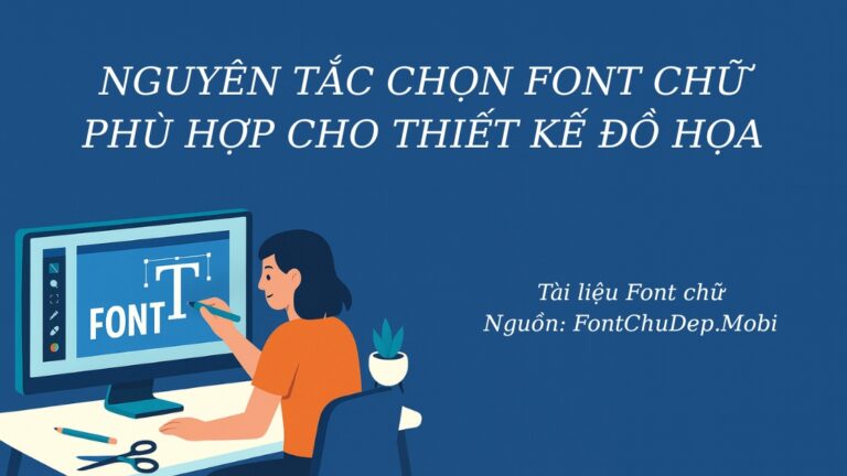 Nguyên tắc chọn Font chữ phù hợp cho thiết kế đồ họa