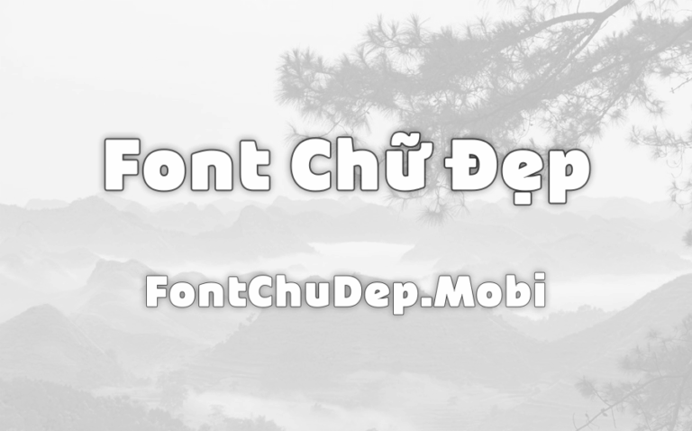 Font Blackye Font Tiếng Việt