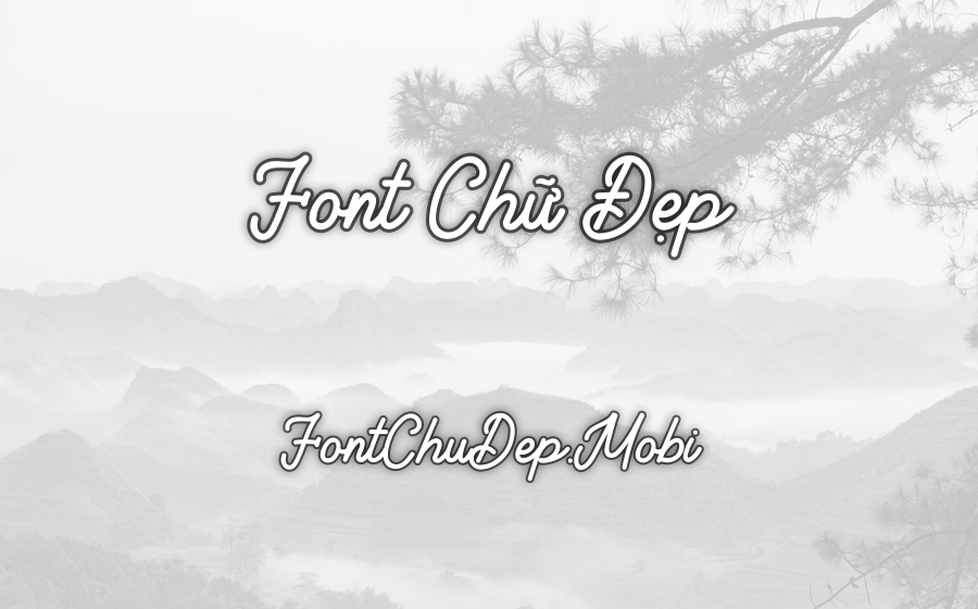 Font FC Holiday Maria Regular Việt Hóa