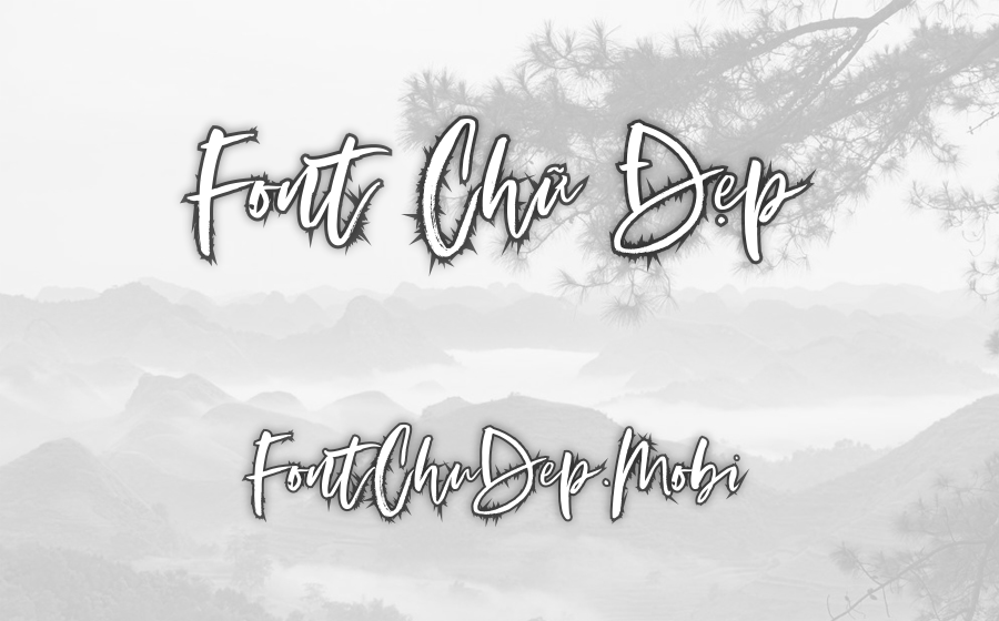 Font FC Opulent Brush Việt Hóa