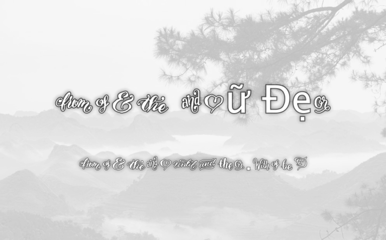 Font FS Endless Sorrow Trọn Bộ Việt Hóa