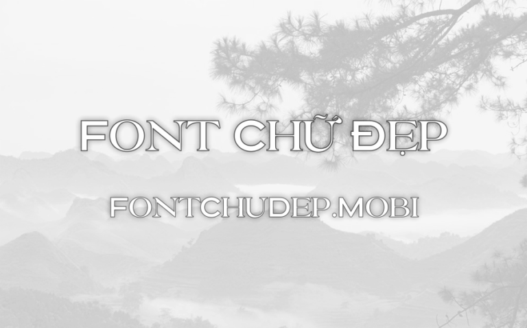 Font Future History Việt Hóa