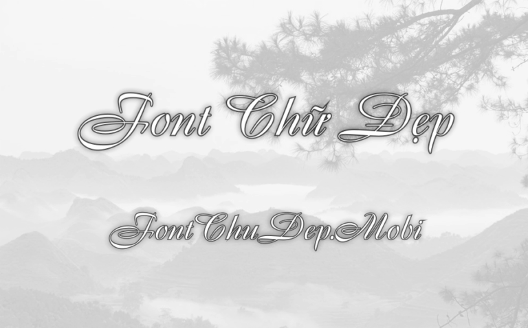 Font HLT Boulevard Italic Việt Hóa