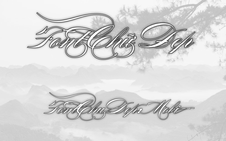 Font HLT Burgues Script Việt Hóa