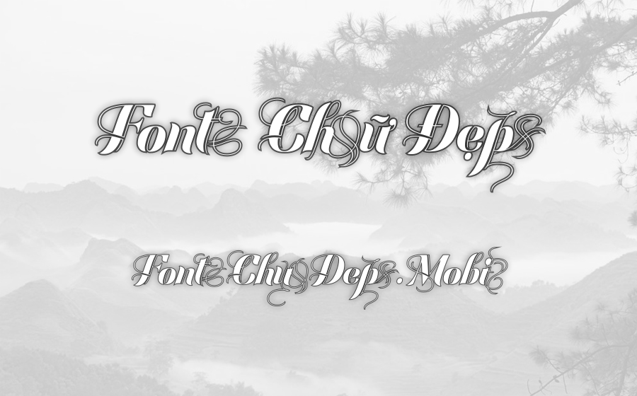 Font HLT Festival Scrip Tpro Việt Hóa