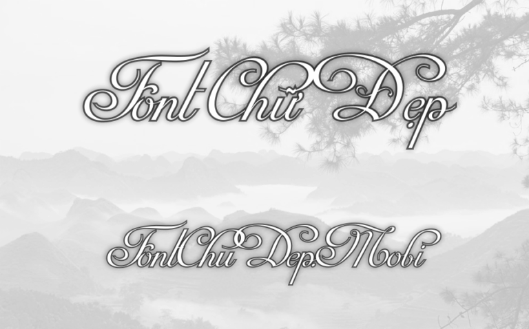 Font HLT Mirella Script Limited Việt Hóa