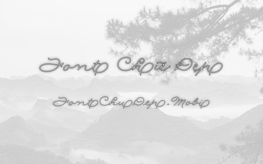 Font HLT Rollingpen Việt Hóa