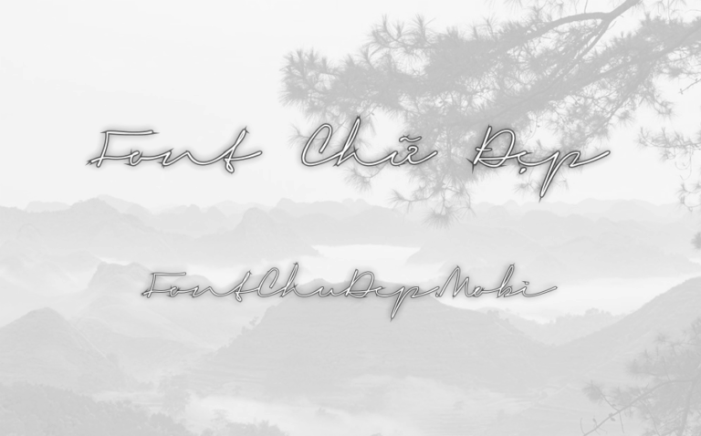 Font HLT Signerica Medium Việt Hóa