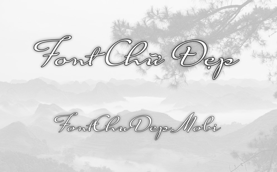 Font HLT Suave Script Việt Hóa