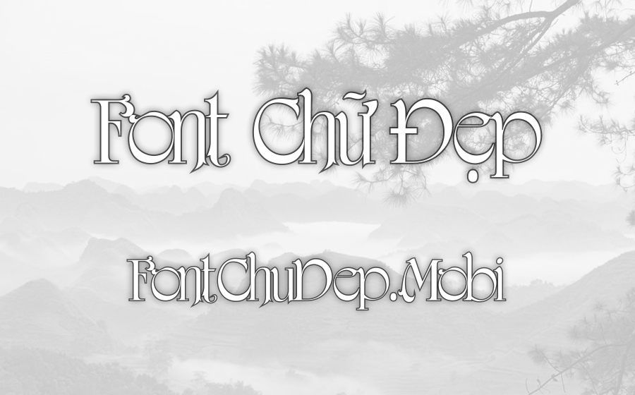 Font iCiel Amerigraf Việt Hóa