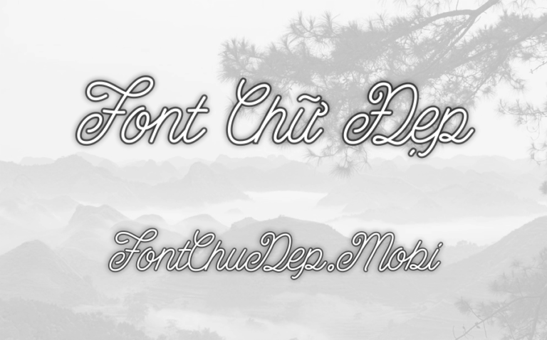 Font iCiel Hipsteria Việt Hóa