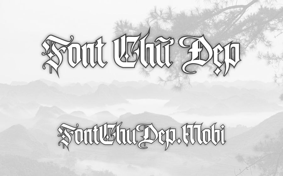 Font iCiel Lordish Việt Hóa