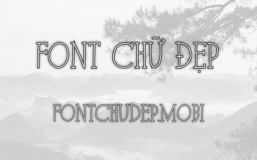 Font iCiel Paris Serif Bold Việt Hóa