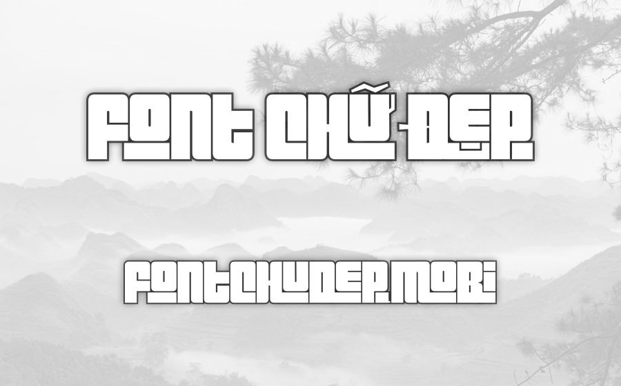 Font LNTH Pincoya Black Việt Hóa