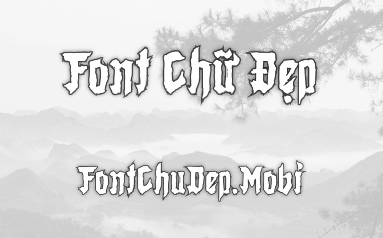Font LNTH Shodo Gothic Việt Hóa