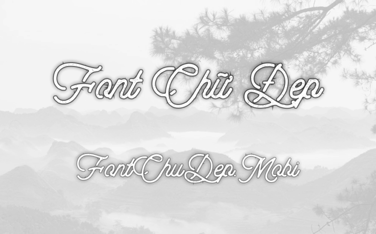 Font MTD Aaleyah Thick Stamp Việt Hóa