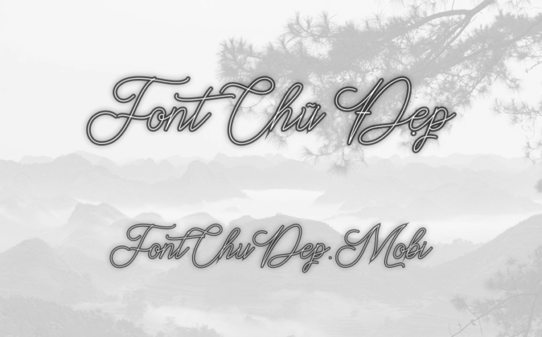 Font MTD Abbassy Script Việt Hóa