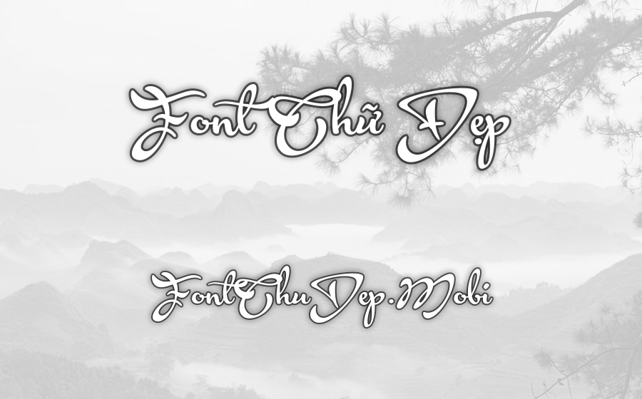 Font MTD Acryle Script Việt Hóa