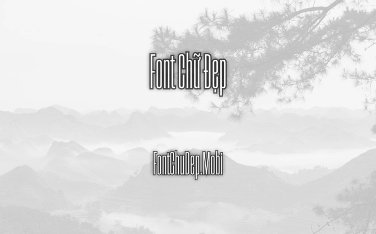 Font MTD Adventures Việt Hóa