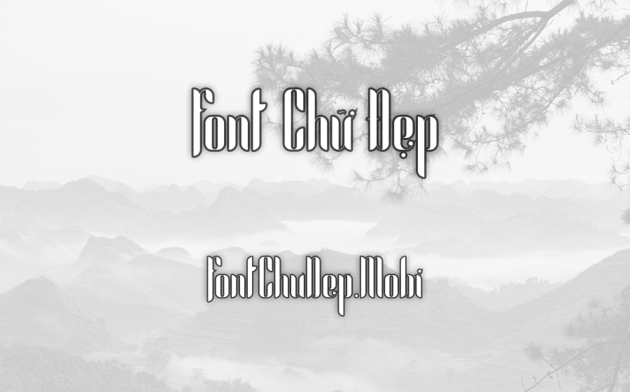 Font MTD Alexandria Việt Hóa