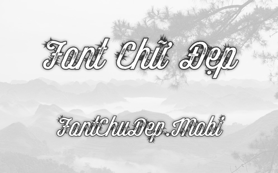 Font MTD Authentica Rough Việt Hóa