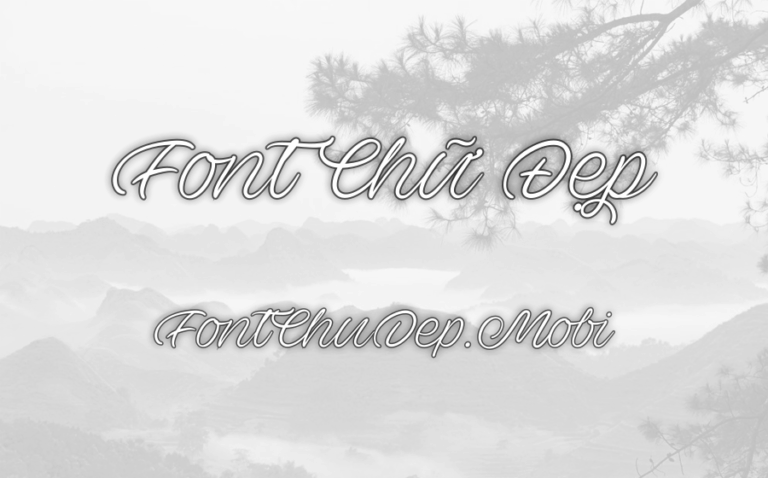 Font MTD Ave Utan Việt Hóa