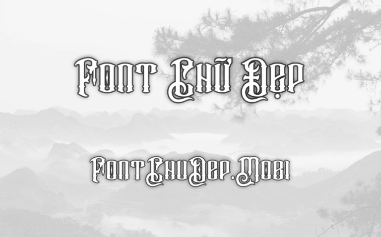 Font MTD Barakah Việt Hóa