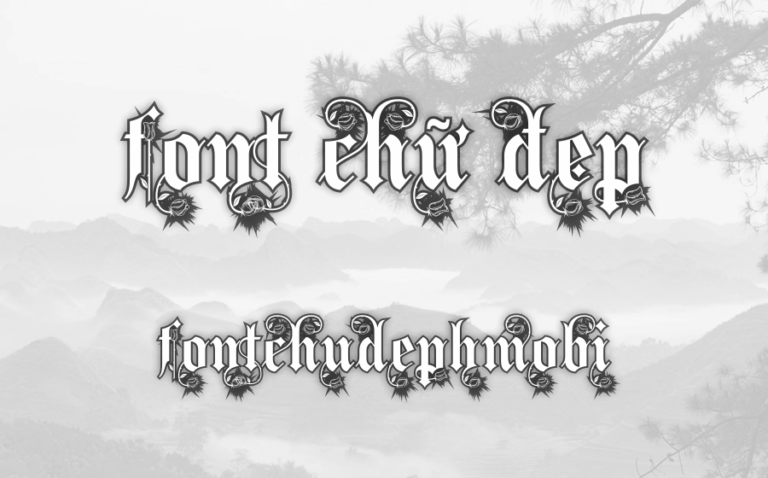 Font MTD Bella Rose Việt Hóa