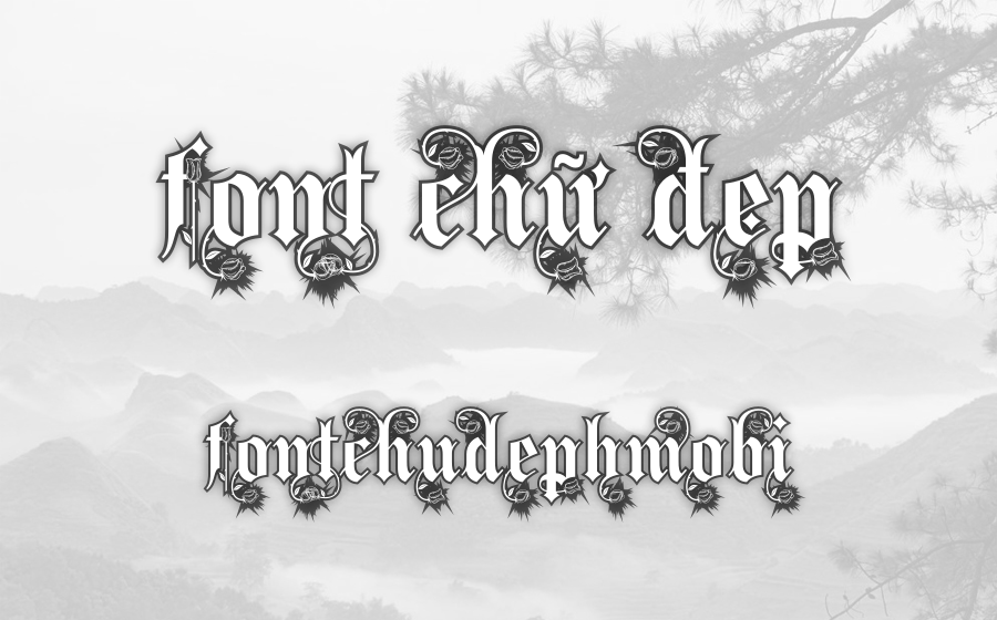 Font MTD Bella Rose Việt Hóa