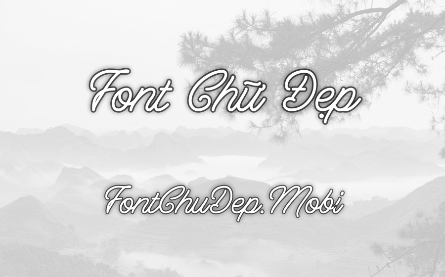 Font MTD Berliana Monoline Việt Hóa