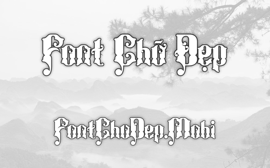 Font MTD Bhaltazar Việt Hóa