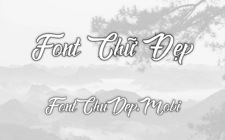 Font MTD Black And Shadow Việt Hóa