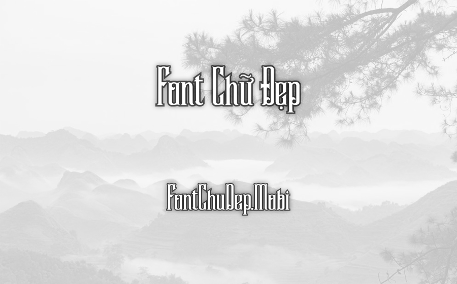 Font MTD Blaze Glory Việt Hóa