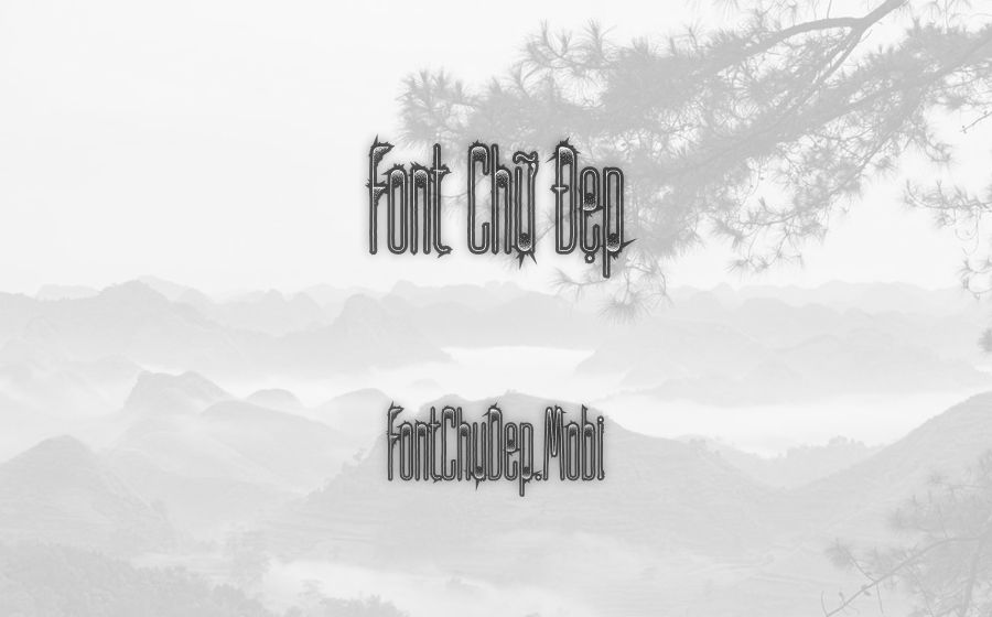 Font MTD Bon Ami Việt Hóa