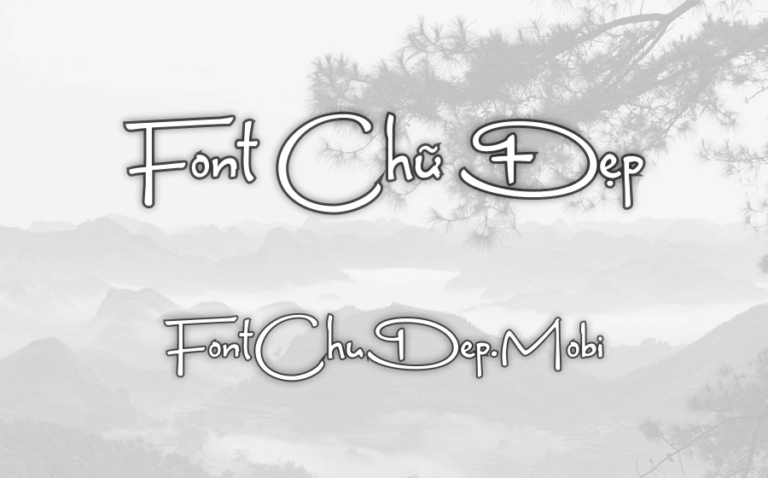 Font MTD Brunette Việt Hóa