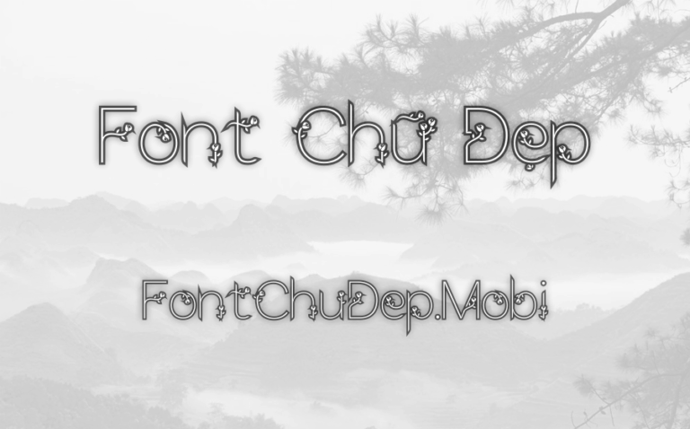 Font MTD Bunga Việt Hóa