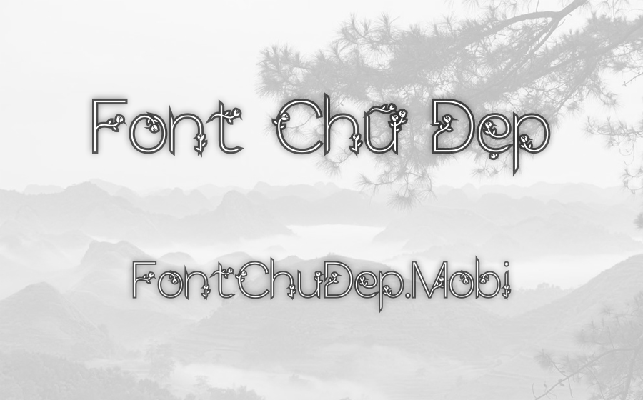 Font MTD Bunga Việt Hóa