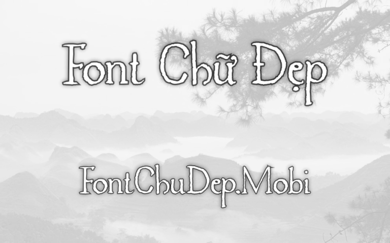 Font MTD Caerphilly Regular Việt Hóa