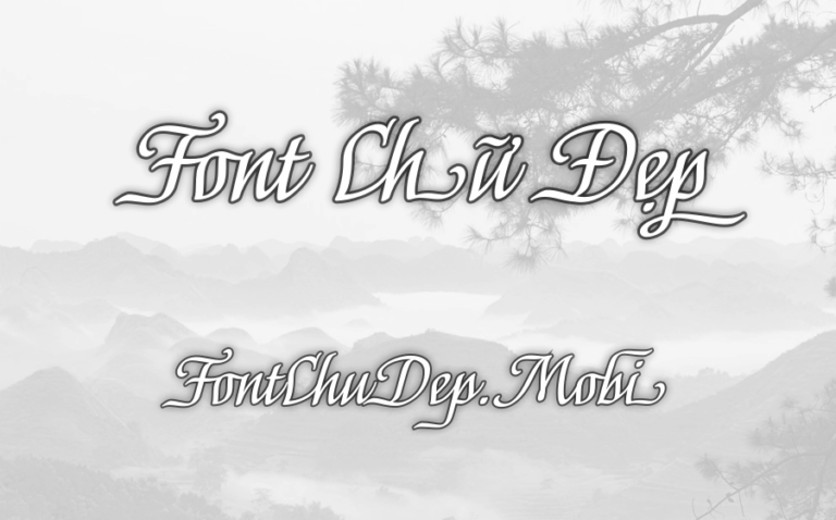 Font MTD Capellina Script Việt Hóa