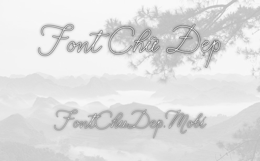 Font MTD Charlize One Việt Hóa