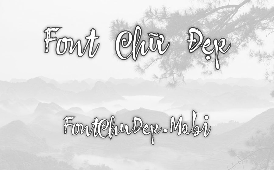 Font MTD Coffee Break Script Việt Hóa