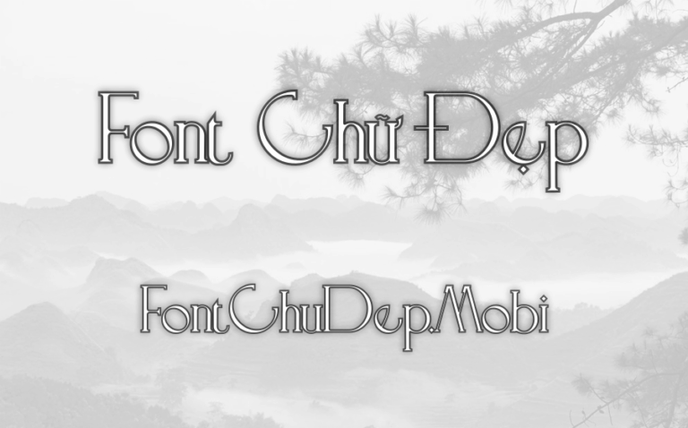 Font MTD Doppelganger Display Việt Hóa