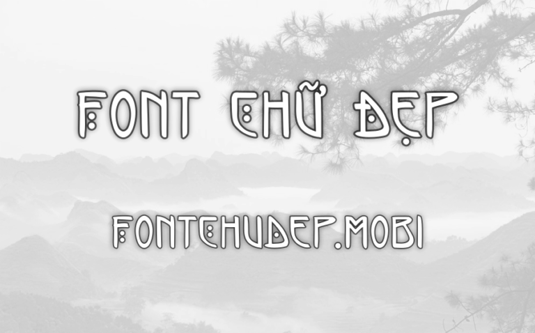 Font MTD Elodie Việt Hóa