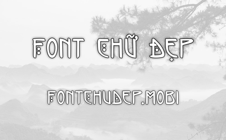 Font MTD Elodie Việt Hóa