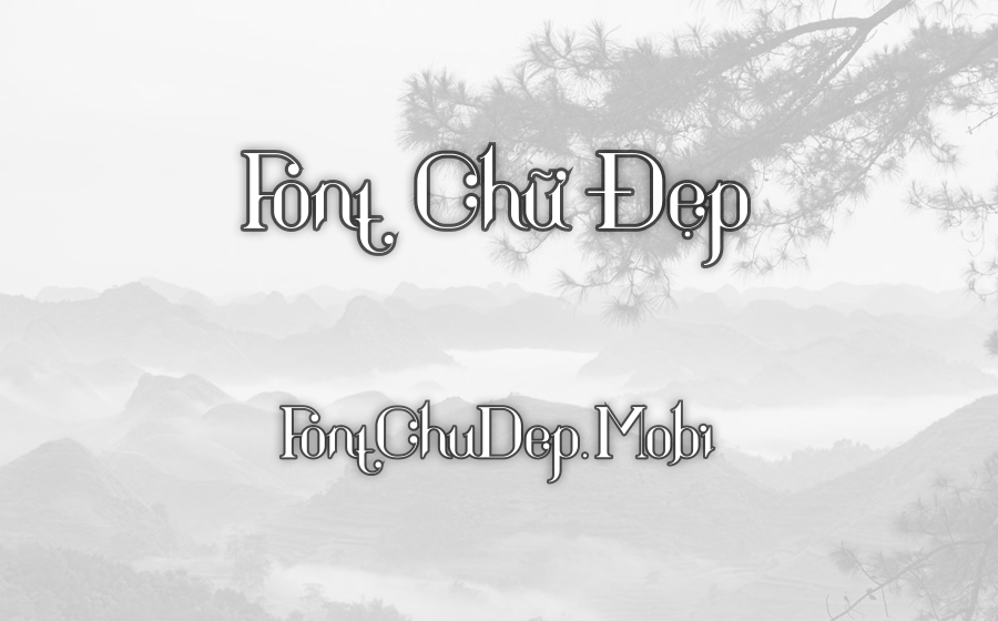 Font MTD Fashion Vogue Việt Hóa