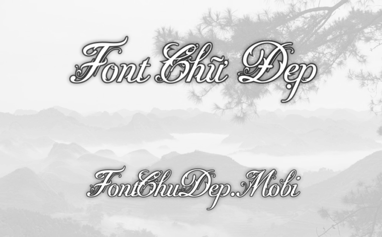 Font MTD Fleurie Việt Hóa
