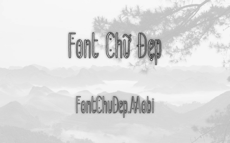 Font MTD Good Day Việt Hóa