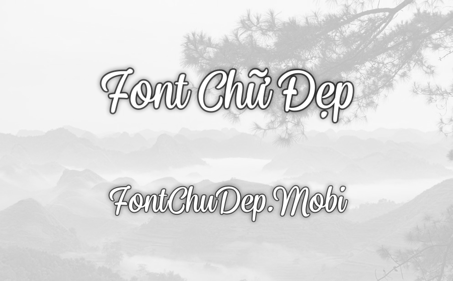 Font MTD Goodwater Việt Hóa