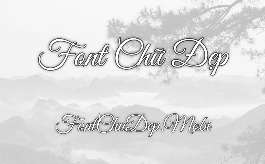 Font MTD Great Vibes Việt Hóa